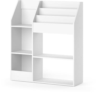Vicco Luigi Kinderboekenkast – 100.4 x 114.2 cm zonder vouwboxen Wit