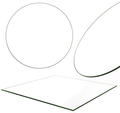 Rond Tafelblad van ESG Veiligheidsglas - Ø 70 cm - Vonkenbescherming en Ondersteuning voor Kachels