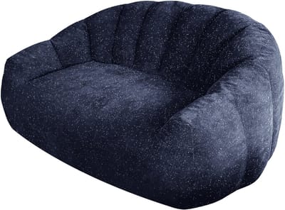 Extra grote zitzak bank - Zitzak met armleuning en vulling - Ergonomisch comfort - Ademende stof - Woonkamer en slaapkamer - 140x98x61 cm