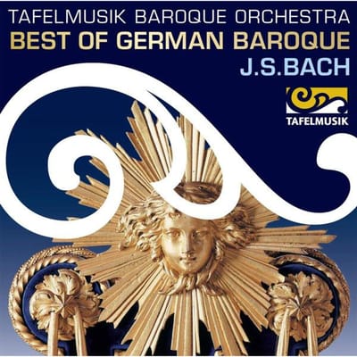 CD BACH, JS. / TAFELMUSIK BAROQUE ORC - Het beste van de Duitse barok - Bach TMK1028CD Tafelmusik Medi 2015 Canada Klassiek gebruikt white