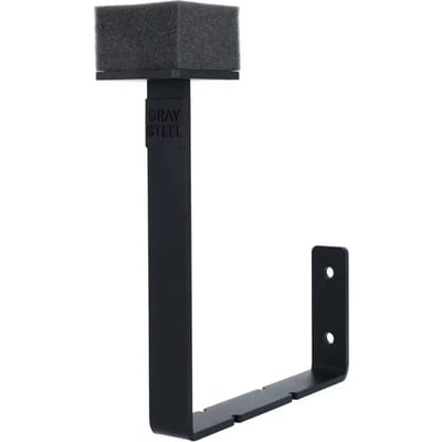 Gray Steel X3 Helmhouder & Wandsteun - Mat Zwart - 3-in-1 Ophangsysteem voor Motoruitrusting, Motorhelmen en Motorkleding