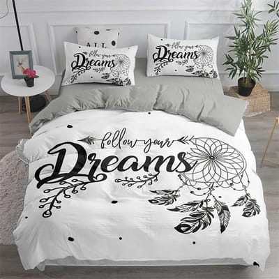 Dromenvanger Beddengoedset Elegant Boheems Dekbedovertrek Queen Twin Full Etnische Dekbedovertrek Eenpersoons Tweepersoons King Dekbedovertrek 135X200cm-2pcs