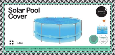 Didak Pool Solar Cover Rond - 4,57 m
