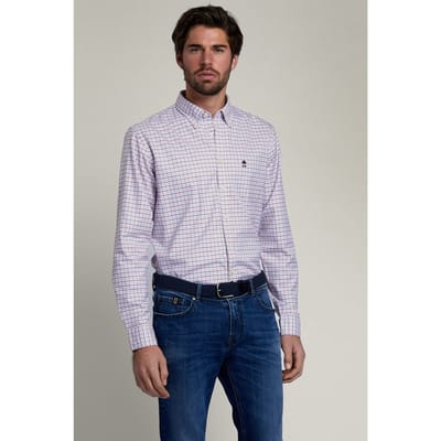 River Woods Custom Fit Checked Shirt Multi Size: S | Casual Shirts Outlet | Heren |