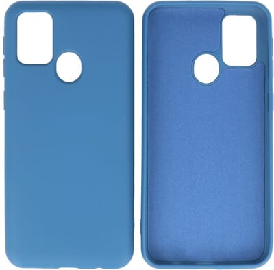 Hoesje Geschikt voor de Samsung Galaxy M31 - Fashion Color Backcover Telefoonhoesje - Navy