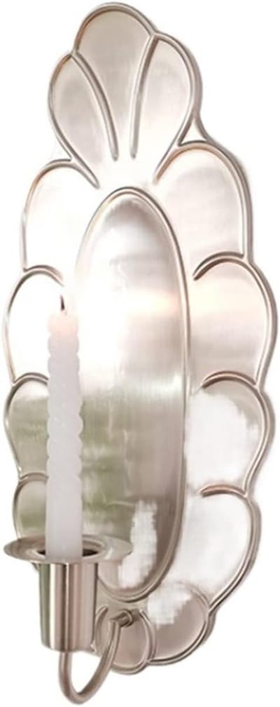 Wandkandelaars - Kaarsenhouders Muur - Sfeer Creëren - Minimalistisch Ontwerp - Niet gespecificeerd - Zilver