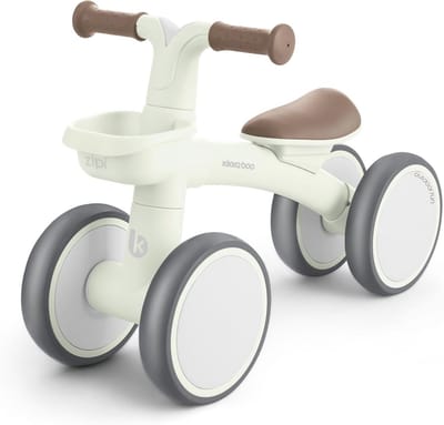 Balansfiets zonder pedalen voor baby's van 1 tot 3 jaar - verstelbare babyfiets met mand