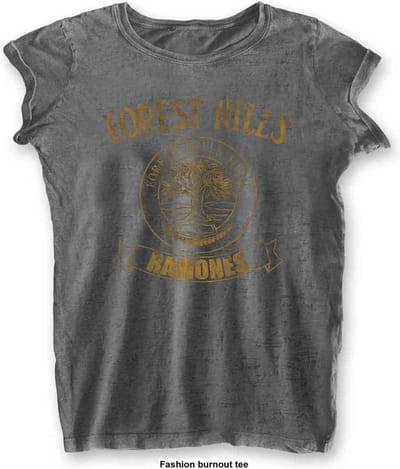 Ramones - Forest Hills Dames T-shirt - M - Grijs