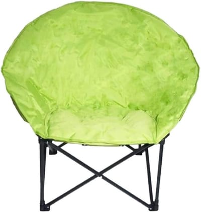 Opvouwbare stoel - Kampeerstoel vissen - Buitenactiviteiten genieten - Stevig staal frame - 120 kg draaglast - Groen