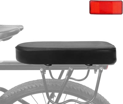 SnelShoppen - Fiets Zitkussen Achterzitje Mountainbike Kussen Dikkere Zachte Vulling Comfortabel Voor Kinderen Volwassenen Universeel