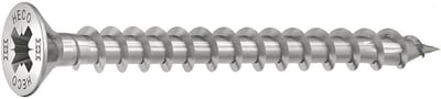 HECO TOPIX-Plus spaanplaatschroef 3,5x35mm - platkop - RVS - voldraad - PZD 2 - 61640 (Per 200 stuks)