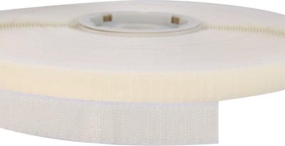 Klittenband - 5 Meter Wit - Afdekzeilwinkel - 20mm Zelfklevend Hotmelt Haak Harde Kant 5 meter Wit