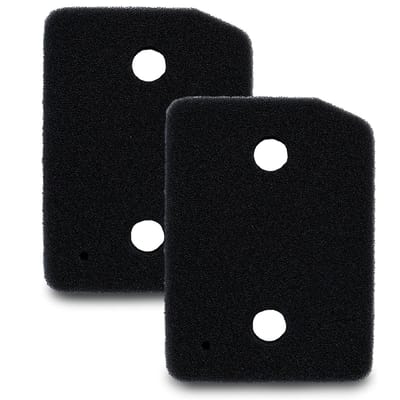 Filterset 9164761 - Fijn-Grof Filter Duo - Herbruikbare Schuimfilters - Voor Warmtepompdroger Miele - Wasdroger Onderhoud - Wit - Standaardmaat - 2 stuks