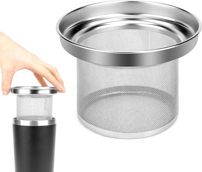 Tumbler Tea Infuser voor Losse Thee, Geschikt voor 20oz/30oz en 24oz/32oz Bekers, RVS Zeef, Vaatwasserbestendig, Ideaal voor Theeliefhebbers