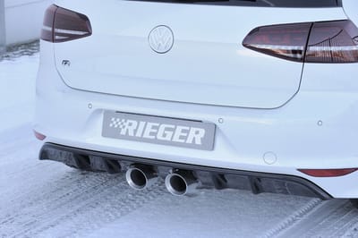 RIEGER - VOLKSWAGEN GOLF 7 R - RLINE - RIEGER PERFORMANCE DIFFUSER R32 LOOK - GLOSS BLACK