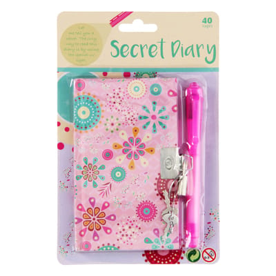 Johntoy Secret Diary with Secret Writing Pen