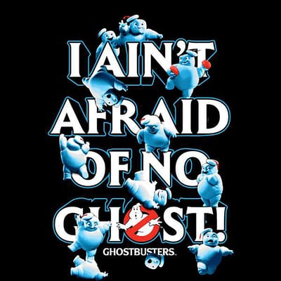 Ghostbusters I Ain't Afraid Of No Ghost Men's T-Shirt - Black - L