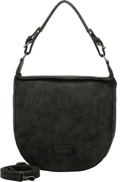 Fritzi aus Preußen Schoudertas Jazy01 Dotty Hobo Bag Black Idol Donkergrijs