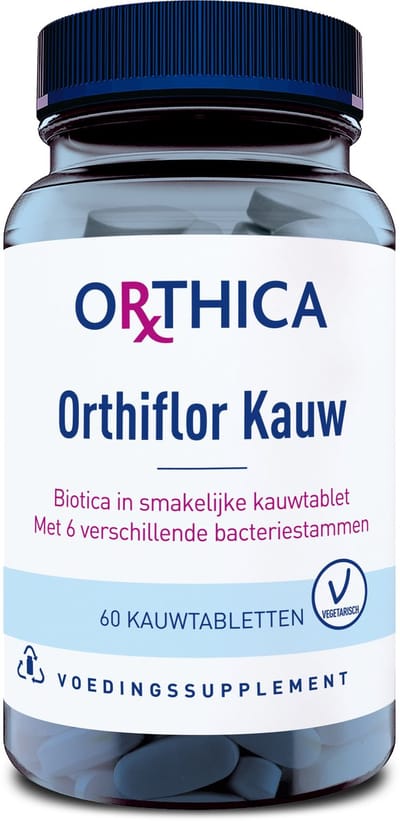 Orthica Orthiflor Kauw - biotica met vitamine D3 - 60 kauwtabletten