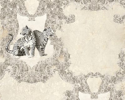 PANTER BEHANG - Grijs Zwart - AS Creation Hermitage 10