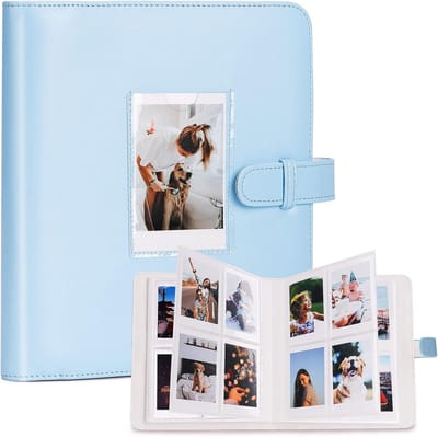 Fotoalbum Met 272+1 Tas voor Instax 3 Inch Film - Compatibel Met Fujifilm Instax Mini 90 9 8 70 7c 7s 11 50s 7+ 25, Kodak Instant Printer（blauw）