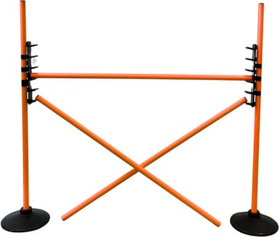 Hobby Horse Hindernis Verstelbaar 3 Leggers - Oranje