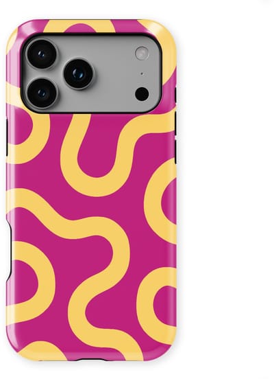 DripCase Motion Flow Tough Hoesje geschikt voor iPhone 17 Pro | Backcover met Mag | Trendy Design | Valbescherming | Candy Current