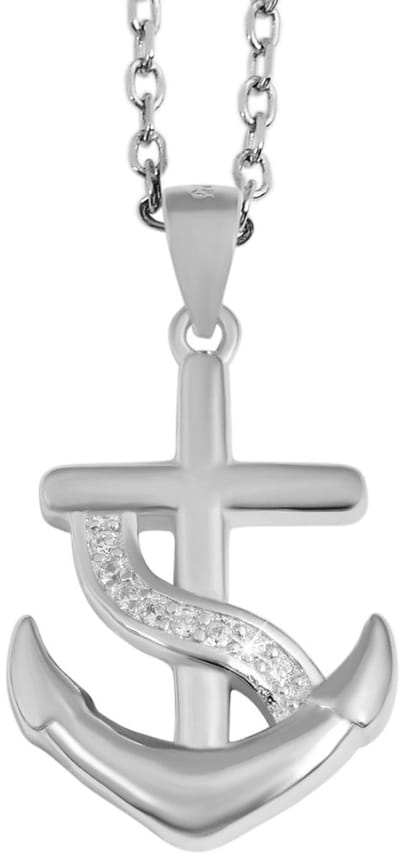 AKZENT Akzent Dames hanger "Armadeja" van 925 Sterlingzilver, gerhodineerd, duurzaam