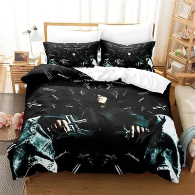 Nieuwe 3D Print Hip Hop zanger Yeat Beddengoed Set Jongens Meisjes Twin Queen King Size Dekbedovertrek Kussensloop Bed Jongens Volwassen Beddengoed Set EU Single 135x200cm