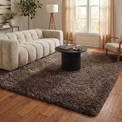 NATURL. Shaggy vloerkleed - Blaze Taupe - 200x290cm
