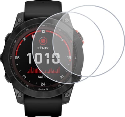 2x Screenprotector geschikt voor Garmin Fenix 7 / Fenix 7 Solar / Fenix 7 Pro Solar / 7 Sapphire / 7 Pro Sapphire / 7 Sapphire / 7 Pro Sapphire - Folie Screen Protector