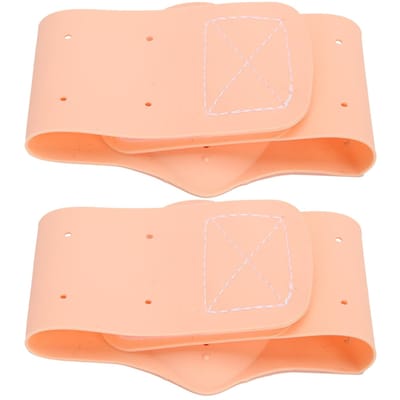 2 stuks Schoen Inlegzolen Voetboog Ondersteuning Pads Siliconen Platvoet Corrector voor Peesplaatontsteking Huidskleur beige