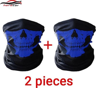 2 Stuks Luxe Biker Mask - Fietsmasker - Motormasker - Bandana - Balaclava - Gezichtsmasker - Bivakmuts