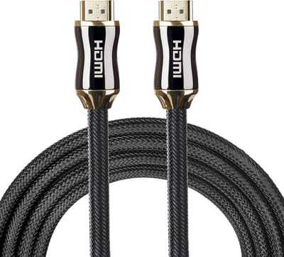 By Qubix - HDMI kabel 1 meter - HDMI 2.0 versie - High Speed - HDMI 19 Pin Male naar HDMI 19 Pin Male Connector Cable - Black line