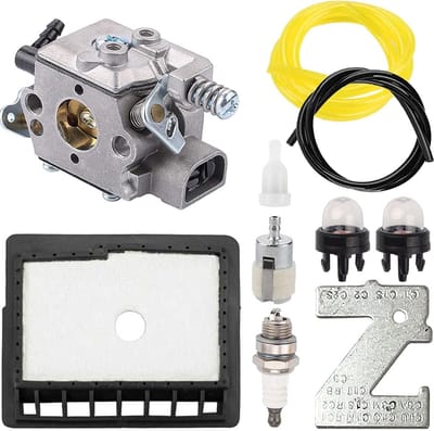 WT-589 Carburateur Kit voor Echo CS-300 CS-301 CS-305 CS-340 CS-341 CS-345 CS-346 CS-3000 CS-3400 Kettingzaag, vervangt # A021000231 A021000232 A021000760, WT-589 WT-402, met luchtfilter brandstofleiding