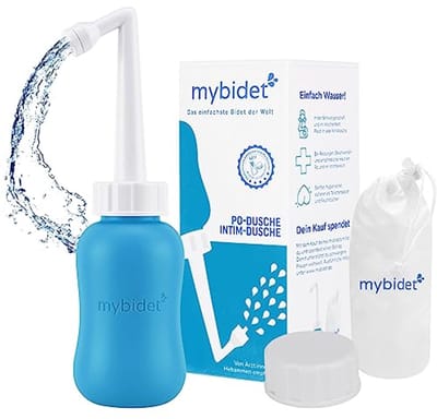 Premium Po Douche voor Intieme Hygiëne - Gemakkelijk te Drukken met Accessoires