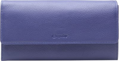 Esquire Leren portemonnee Peru Ladies Purse Night Blue blauw