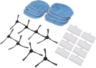 Robotstofzuiger Accessoires Kit Mop Doek Zijborstel Filter Onderdelen Vervanging Voor Mannv, Robot Stofzuigers Kit