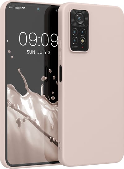 kwmobile telefoonhoesje geschikt voor Xiaomi Redmi Note 11 Pro / 11 Pro (5G) / 12 Pro (4G) - Hoesje voor smartphone - Back cover in kokosmelk
