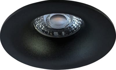 Spot Armatuur GU10 - Proma Nora Pro - GU10 Inbouwspot - Rond - Zwart - Aluminium - Ø82mm