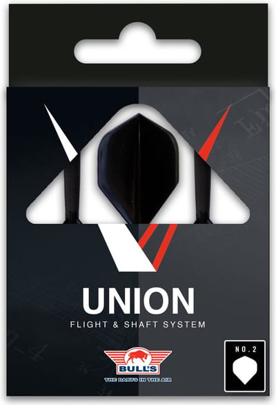 Bull's Union Flight System - Shaft Flight Systeem - No.2 - Zwart - Small