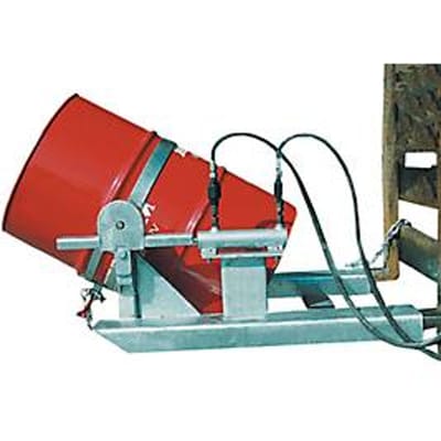 Kiepbak BAUER FD-H met hefcilinder, staal, B 1000 x D 1245 x H 475 mm, gegalvaniseerd