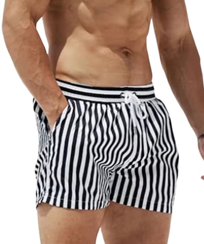 Aansluitende Casual Zwembroek - Short - Korte Broek - met Zakken - Heren