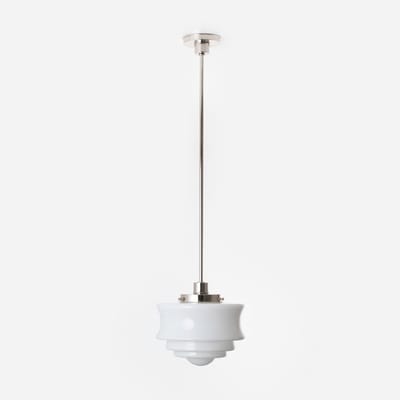Hanglamp Nordic 20's Nikkel - Art Deco Trade