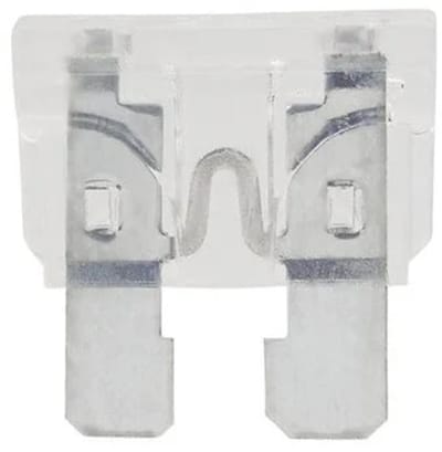 10x Steekzekering 25A – 32 Volt – Transparant – 233009 – Elektrawebshop