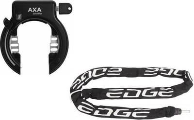 Ringslot Axa Solid Plus ART2 met insteekketting Edge 140cm