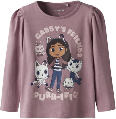 NAME IT - TMFPLUE GABBY LS TOP NOOS SKY - Meisjes - Lange mouwen shirts
