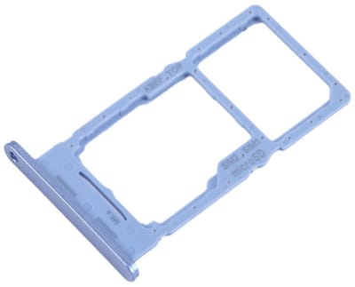 Voor Samsung A73 Sim/SD Kaarthouder Blauw