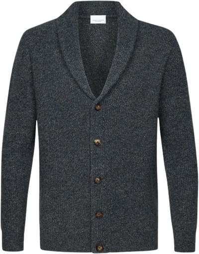 Profuomo - Vest Donkerblauw Profuomo Lange Mouw Overhemd Donkerblauw Ppwj30032