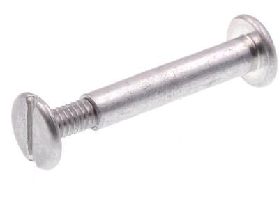 Bevestigingspennen Schroeven - Houtschroeven Aluminium - Klusbenodigdheden Buiten - Hals Sleuf Ontwerp - 3/16 x 2.5 cm